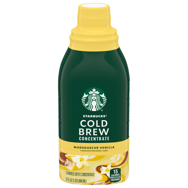 Starbucks Madagascar Vanilla Cold Brew Coffee Concentrate