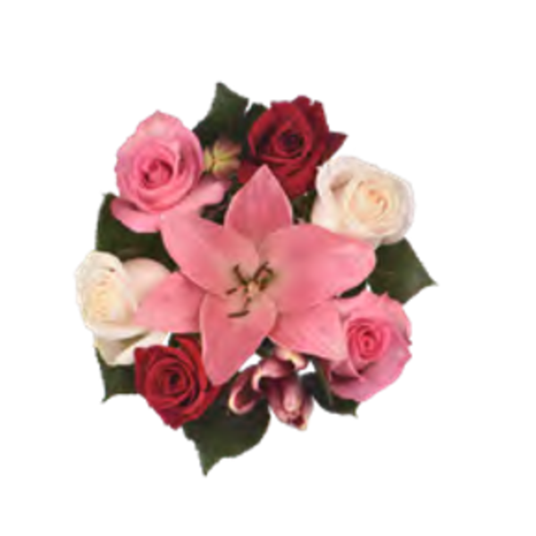 Giant Color Collection Cheer Lily Rose Bouquet