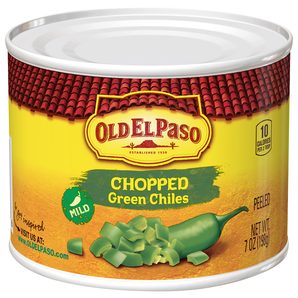 Old El Paso Chopped Mild Peeled Green Chiles