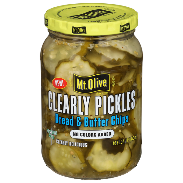 Mt. Olive Clearly Pickles Bread & Butter Chips