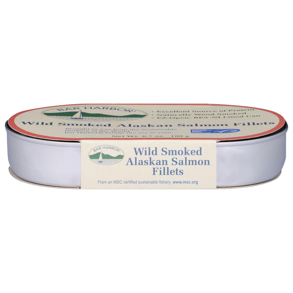 Bar Harbor Wild Smoked Alaskan Salmon Fillets