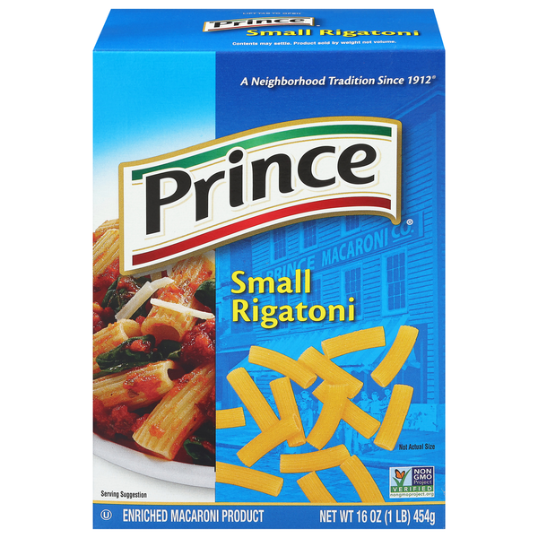 Prince Small Rigatoni Macaroni Pasta