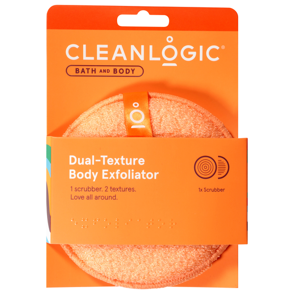 Cleanlogic Dual Texture Body Exfoliator Scrubber