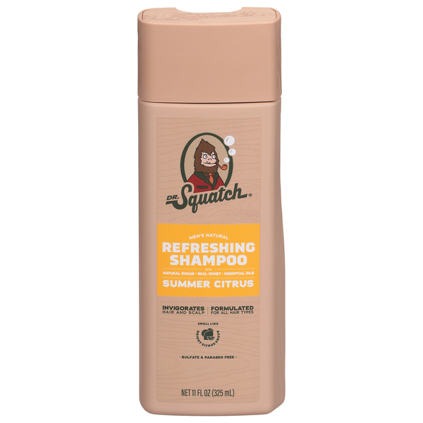 Dr. Squatch Men's Natural Refreshing Summer Citrus Shampoo