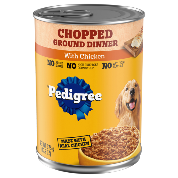 PEDIGREE Chopped Ground Dinner with Chicken Adult Wet Dog Food