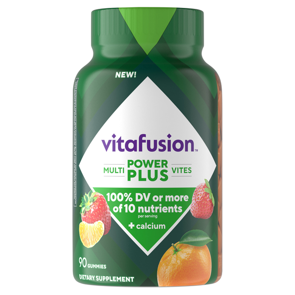 vitafusion Power Plus Multivites Strawberry Tangerine Gummies