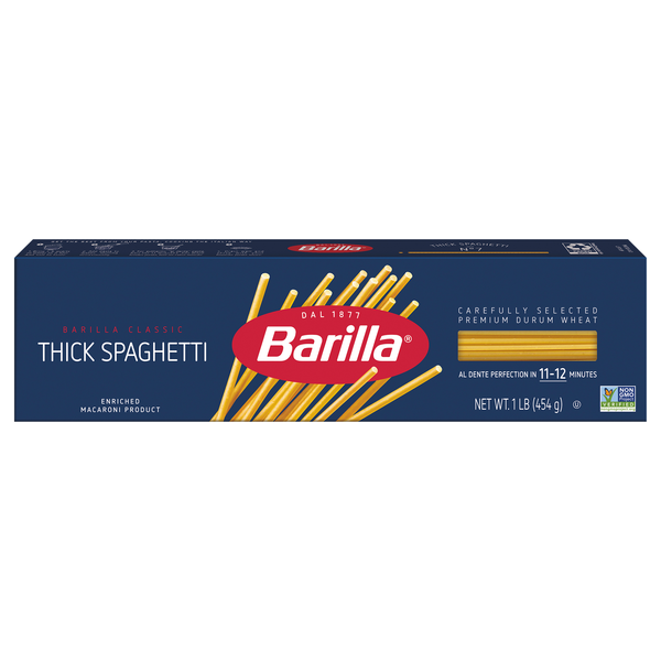 Save on Barilla Thick Spaghetti Pasta Order Online Delivery Stop & Shop