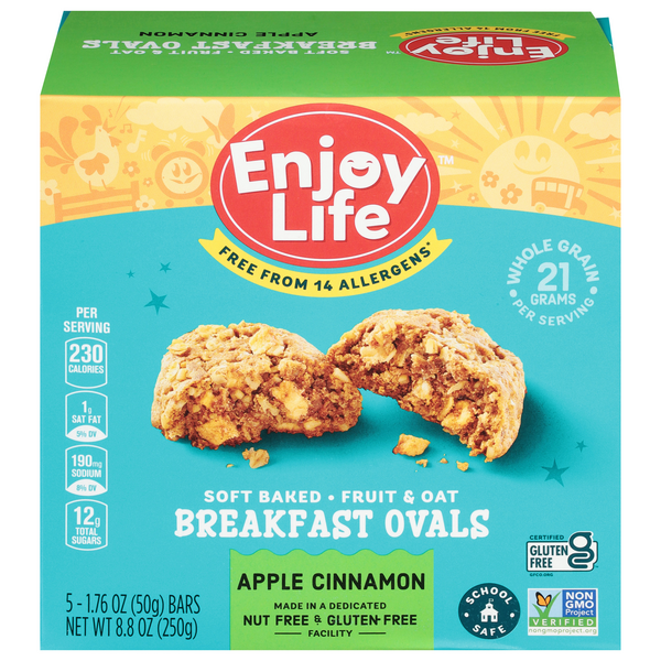 Save on Enjoy Life Breakfast Ovals Apple Cinnamon Gluten & Nut Free 5