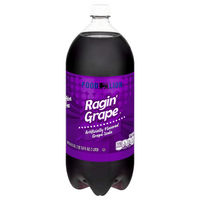 Food Lion Ragin' Grape Soda Caffeine Free
