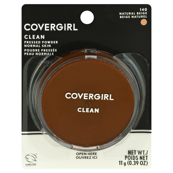 CoverGirl Clean Pressed Powder Normal Skin Natural Beige 140