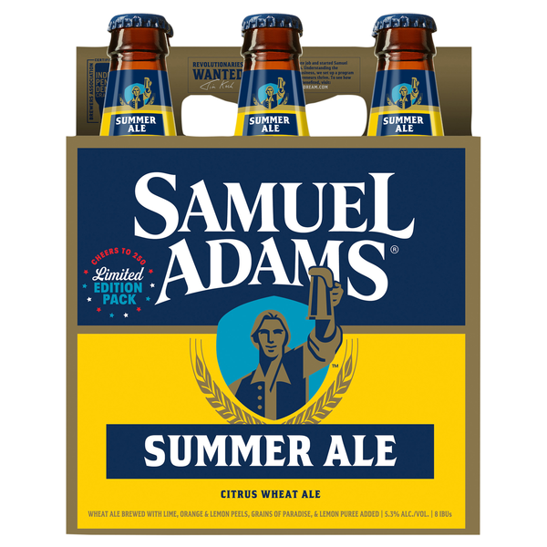 Samuel Adams Summer Ale Citrus Wheat Ale - 6 pk