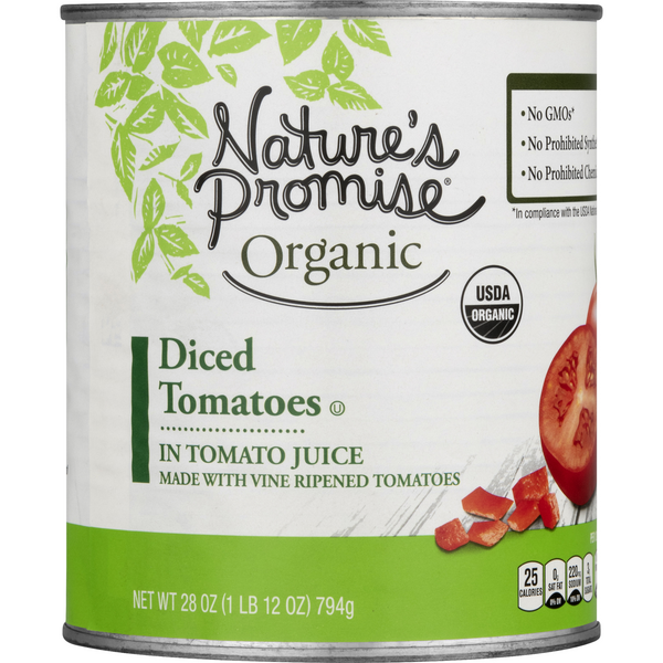 Nature's Promise Organic Diced Tomatoes
