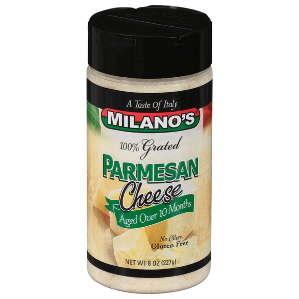 Save on Milano's Parmesan Cheese Grated Order Online Delivery Food Lion