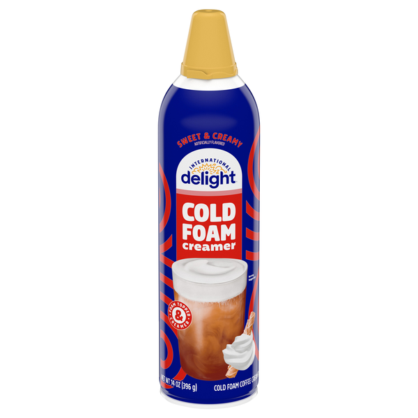International Delight Sweet & Creamy Flavored Cold Foam Coffee Creamer