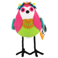 Smart Living Halloween Bird Decor Day of the Dead Pink
