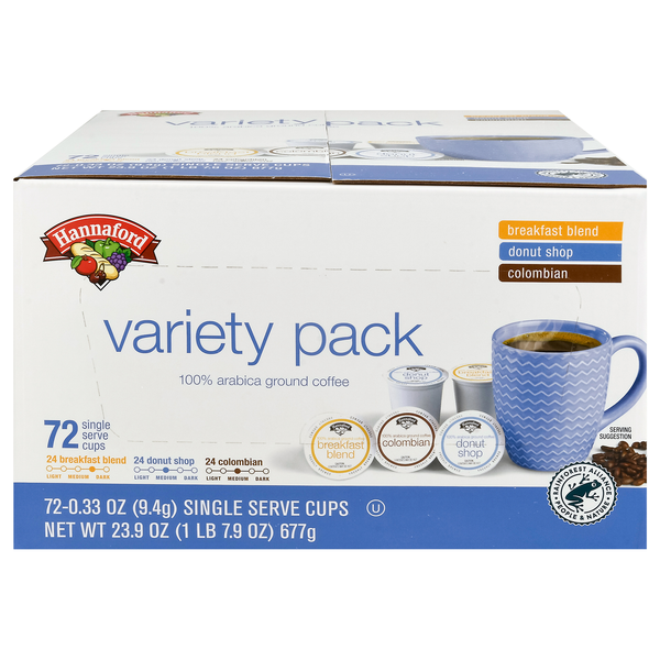 Hannaford Variety Pack Single Serve Coffee Cups