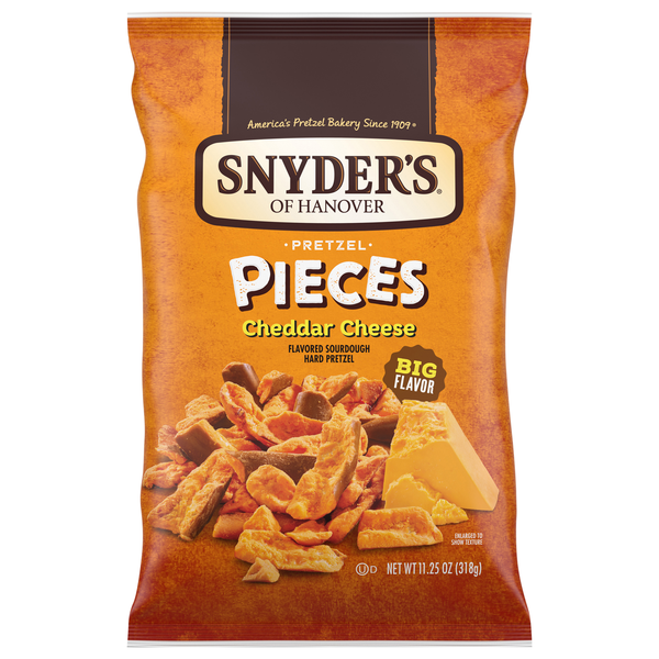 Snyder's of Hanover Cheddar Cheese Flavored Pretzel Pieces