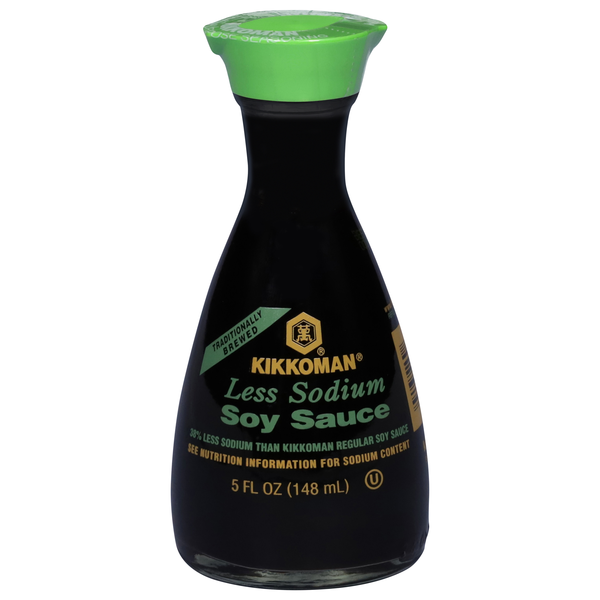 Kikkoman Less Sodium Soy Sauce (Dispenser Bottle)