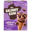Skinny Cow Light Not Fudging Around Chocolate Fudge Ice Cream Cones - 4 ct