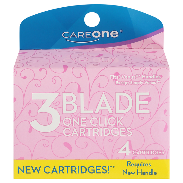 CareOne 3 Blade One Click Cartridges