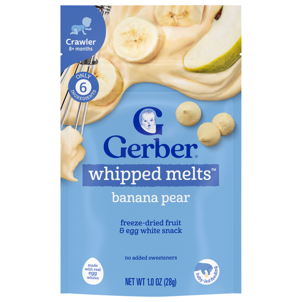 Gerber Natural Baby Banana Pear Whipped Melts