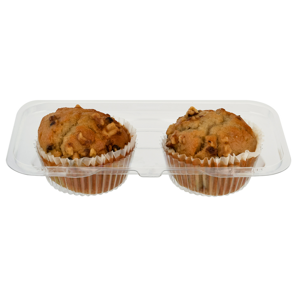 Our Brand Bakery Banana Nut Muffins - 2 ct