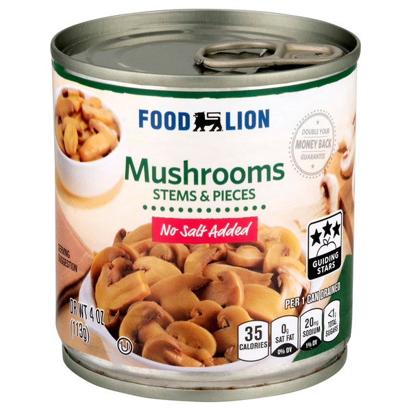 Food Lion Stems & Pieces Mushrooms