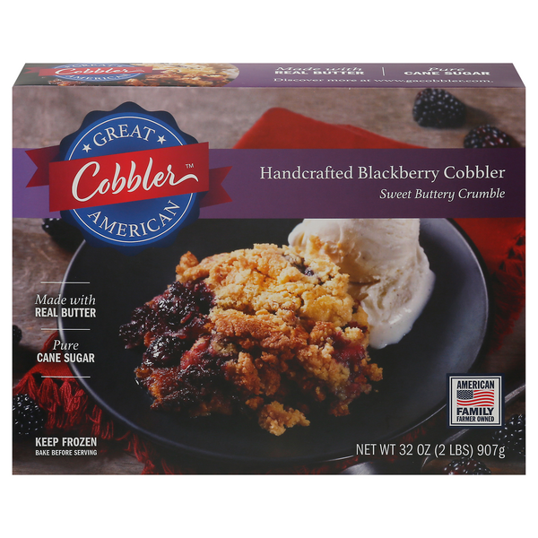Save on Great American Cobbler Handcrafted Blackberry Cobbler Order