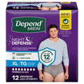 Depend Men's Night Defense Incontinence Underwear XL