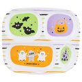Smart Living Halloween Divided Plate Spooky Squad Stripes