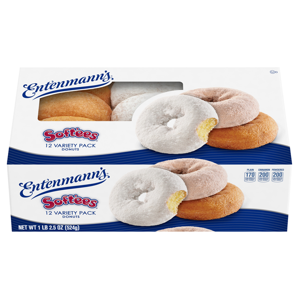 Entenmann's Soft'ees Variety Pack Donuts - 12 ct