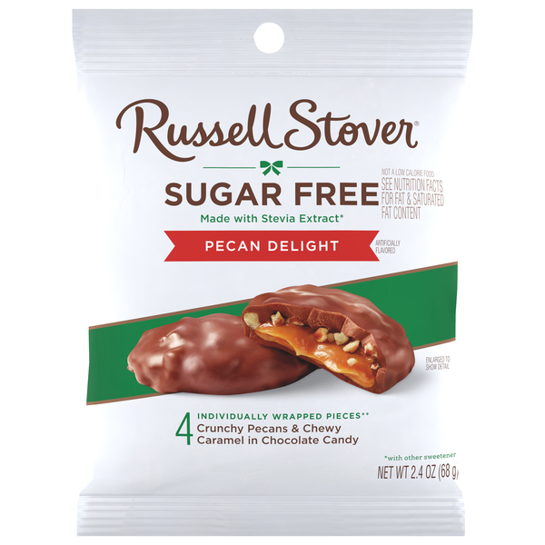 Russell Stover Sugar Free Pecan Delight Chocolate Candy