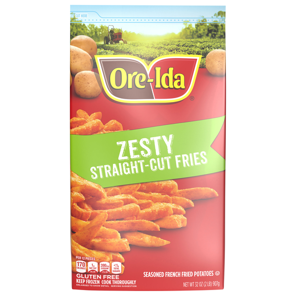 Ore-Ida Zesty Straight-Cut Seasoned French Fries