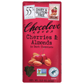 Chocolove Gluten Free Cherries/Almonds Dark Chocolate Candy Bar 55% Cocoa