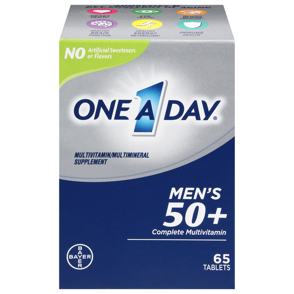 One A Day Men's 50+ Complete Multivitamin Tablets