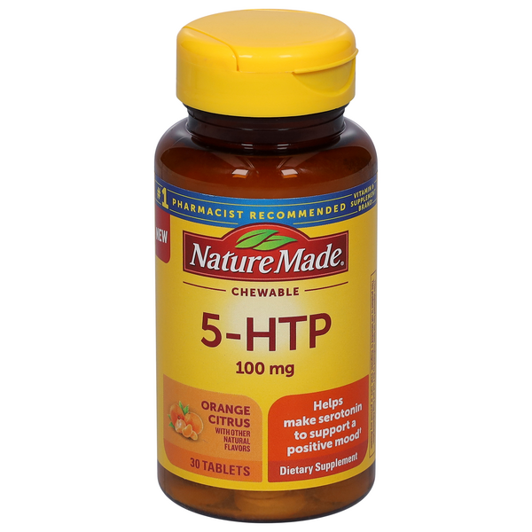 Save on Nature Made 5HTP 100 mg Chewable Tablets Orange Citrus Order