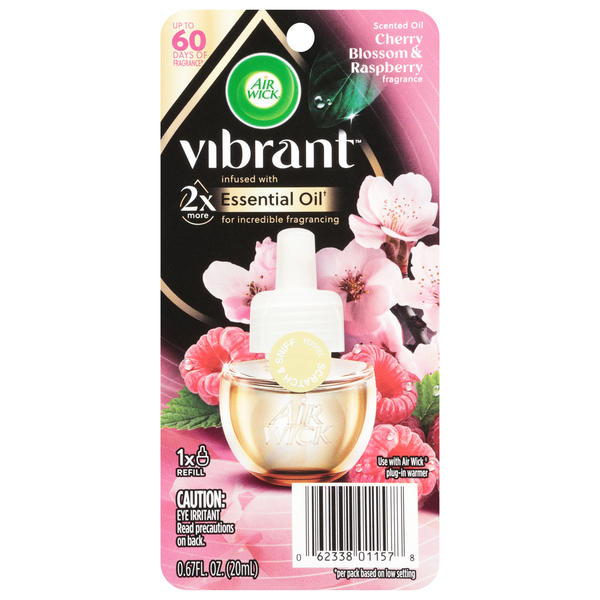 Air Wick Vibrant Cherry Blossom & Raspberry Scented Oil Refill