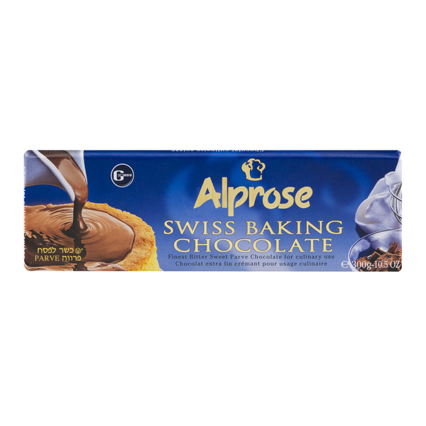 Alprose Swiss Baking Bitter Sweet Chocolate
