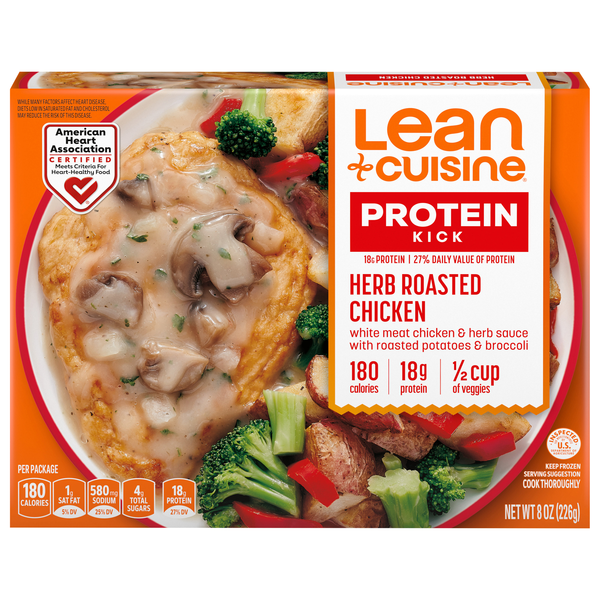 Lean Cuisine Protein Kick Herb Roasted Chicken Frozen Meal