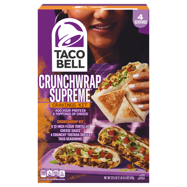 Taco Bell Crunchwrap Supreme Cravings Kit