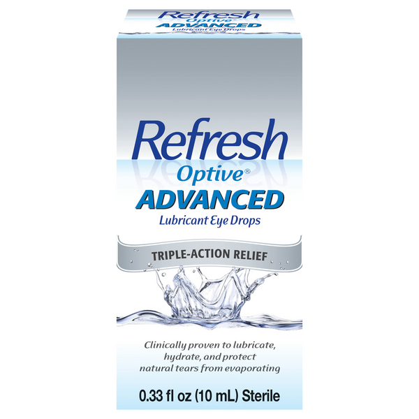 Refresh Optive Advanced Lubricant Eye Drops