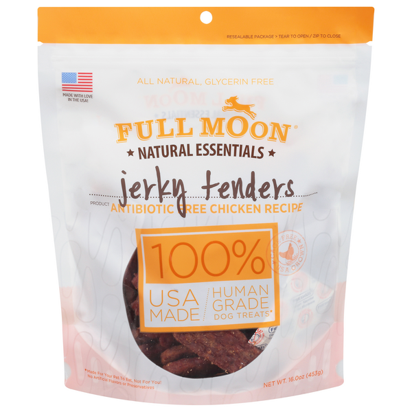 Save on Full Moon Dog Treats Jerky Tenders Chicken Recipe All Natural Order Online Delivery GIANT
