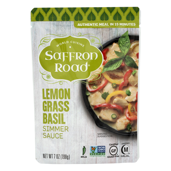 Save on Saffron Road Simmer Sauce Lemongrass Basil Gluten Free Order