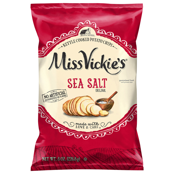 Miss Vickie's Sea Salt Original Kettle Cooked Potato Chips