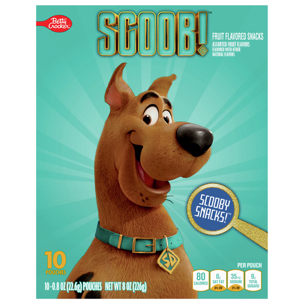 Save on Betty Crocker Fruit Flavored Snacks ScoobyDoo 10 ct Order