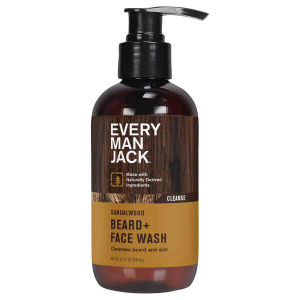 Every Man Jack Sandalwood Beard + Face Wash