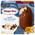 Haagen-Dazs Vanilla Milk Chocolate Ice Cream Bars Value Pack - 6 ct