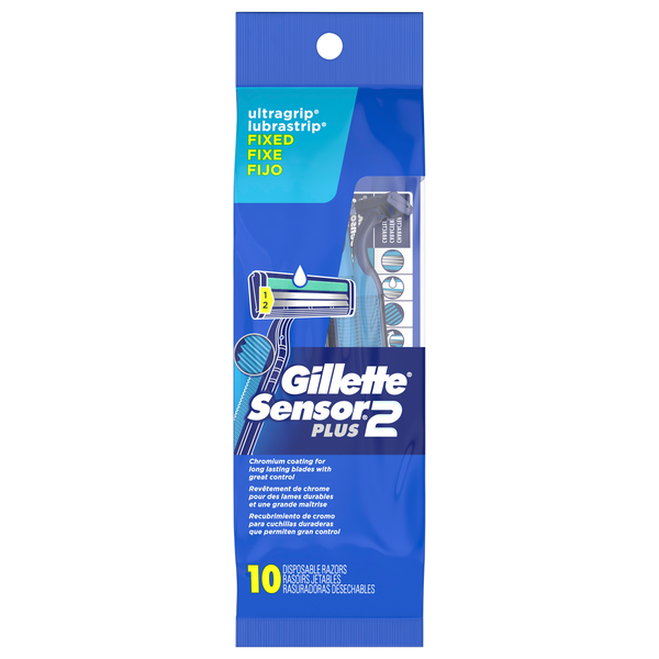 Gillette Sensor2 Plus Men's Disposable Razors