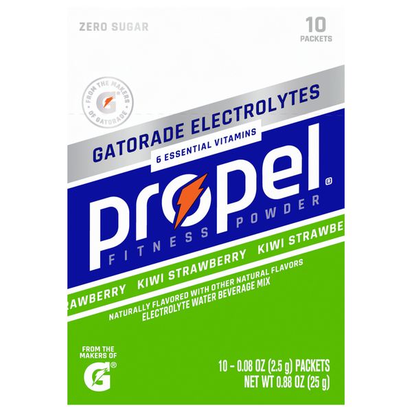 Propel Zero Sugar Kiwi Strawberry Electrolyte Water Beverage Mix - 10 ct