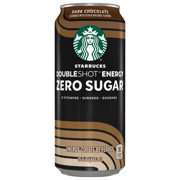 Starbucks Doubleshot Zero Sugar Dark Chocolate Energy Coffee Beverage